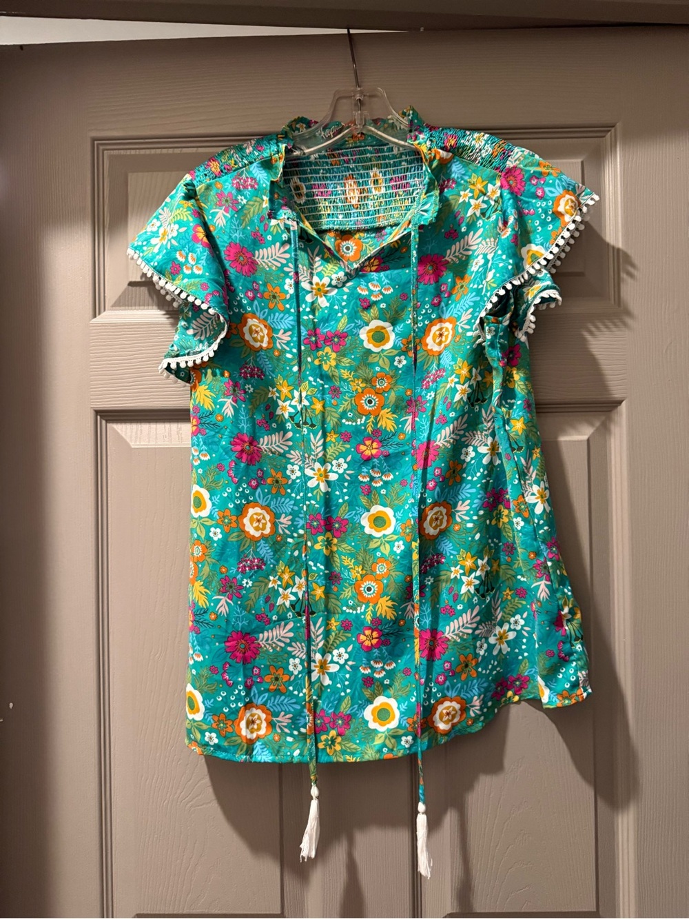 Colorful Floral Blouse